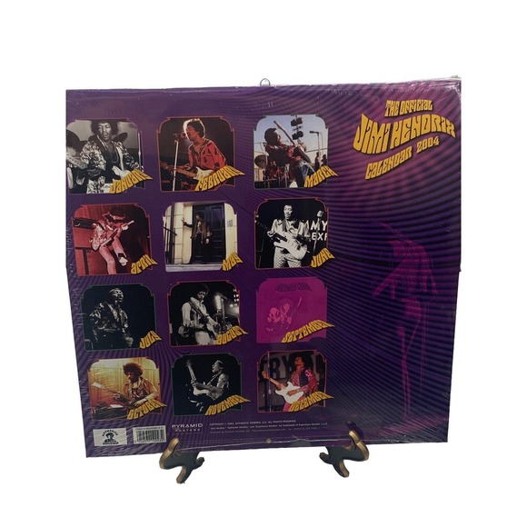 Official Jimi Hendrix Wall Calendar 2004 New Sealed Collectors Item Memorabilia - Picture 5 of 12
